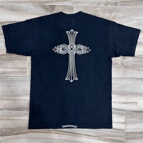 Chrome Hearts Vintage Chrome Hearts Neck Logo Big Cross Pocket Tee