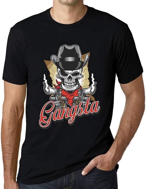 Ultrabasic Camiseta De Hombre Gangsta Skull Vaquero G Ngster Amazon