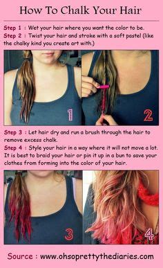 25 Hair Chalking Ideas Hair Chalk Hair Chalking