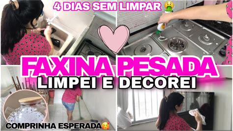 Faxina Pesada Completa Lavei Organizei E Decorei O Lar💕 Comprinhas Para O Lar Youtube