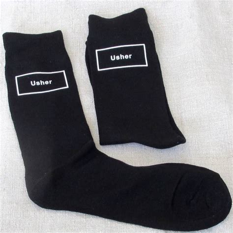 usher wedding socks by chapel cards | notonthehighstreet.com