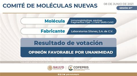 COFEPRIS on Twitter Comité de Moléculas Nuevas emite opinión