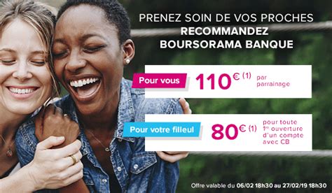 120 Euros Parrainage Filleul Boursorama Banque Fevrier 2019 L Offre