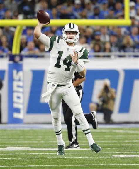 Sam Darnold Stats - Jets rookie QB Sam Darnold to start Week 1 at Lions ...