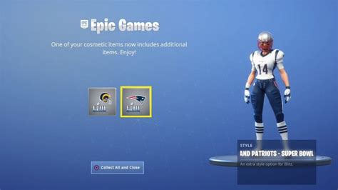 Two New Styles For The Nfl Fortnite Skin Now Available Fortnite Insider