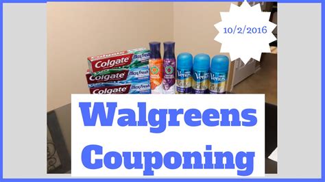 Walgreens Couponing Haul Oct Youtube