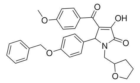 5 4 BENZYLOXY PHENYL 3 HYDROXY 4 4 METHOXYBENZOYL 1 TETRAHYDRO 2