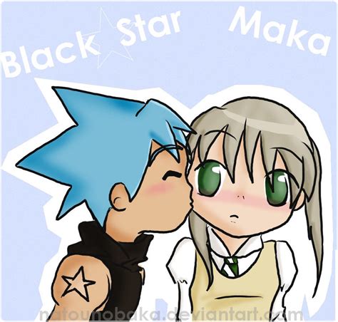 Maka x Black Star by natounobaka on DeviantArt