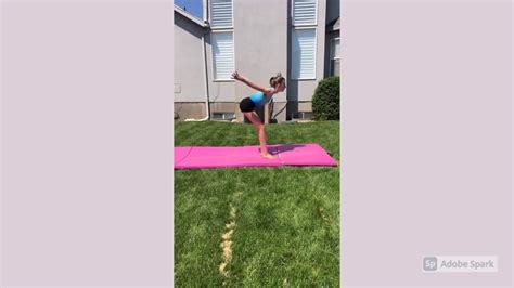 How To Do A Roundoff Back Handspring Youtube