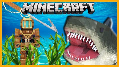 Minecraft Terrifying Jaws Mod Great White Sharks Tiger Sharks