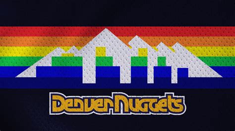 Denver Nuggets Nba Logo Colorado Classic Logo 1980s Colorful