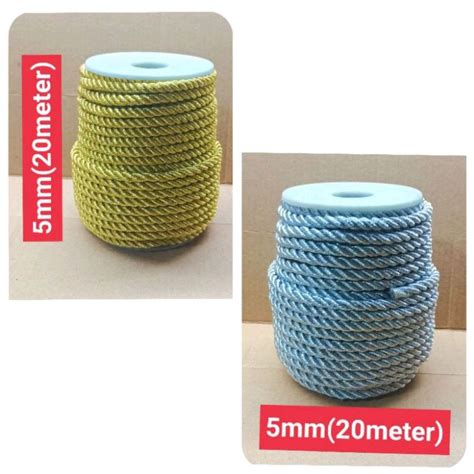 Jual Tali Kur Tambang Emas 5mm Panjang 20meter Rollan Shopee Indonesia