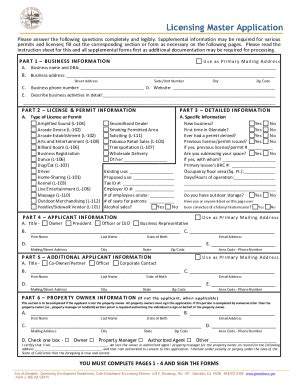 Fillable Online Permits And Licenses Fill Out The Corresponding