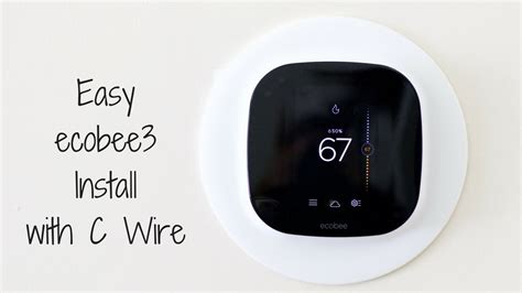 Ecobee3 Lite 2 Wire Installation