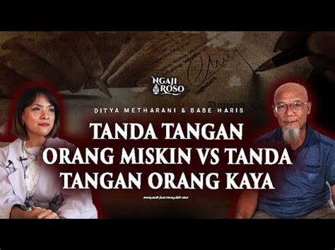 Tanda Tangan Orang Miskin Vs Tanda Tangan Orang Kaya Youtube