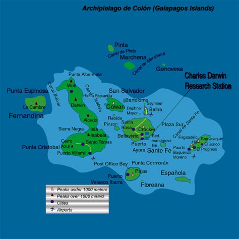 Galapagos Islands Map