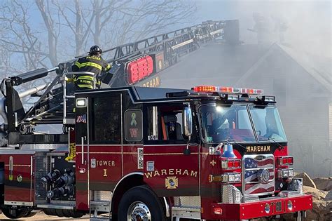 Wareham Firefighters Battle Main Street Blaze