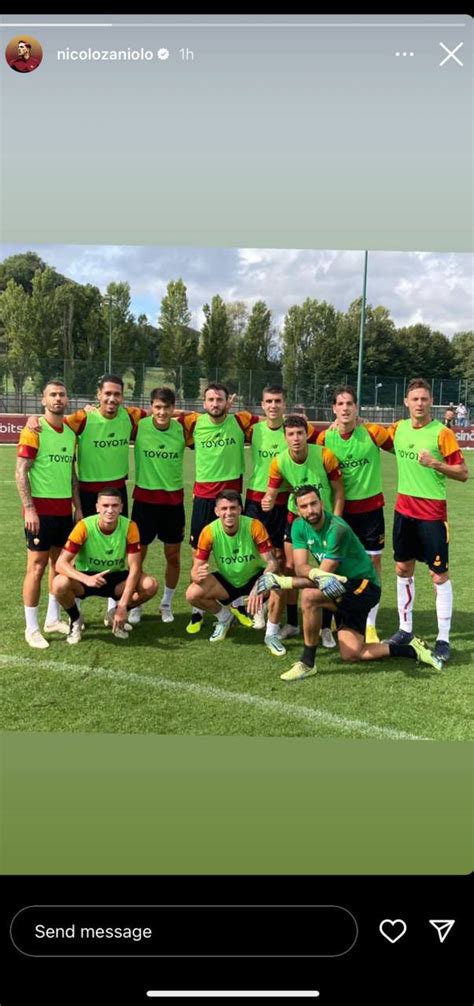 Roma Partitella In Allenamento I Vincitori Festeggiano Sui Social