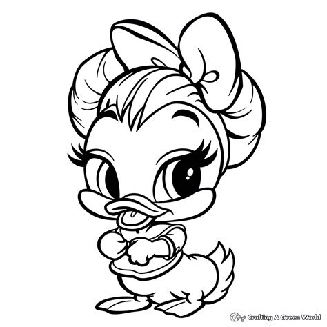 Daisy Duck Coloring Pages Free Printable