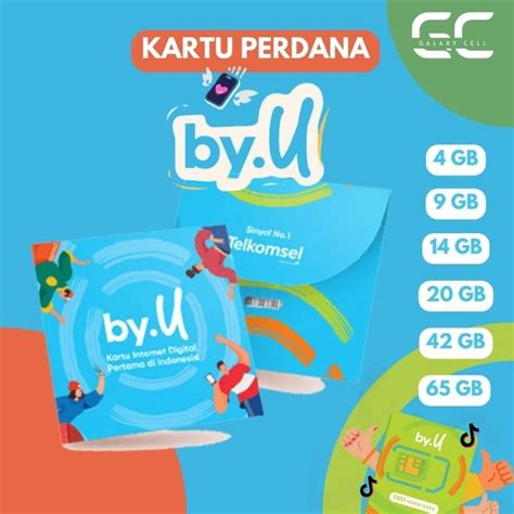 Jual Kartu Perdana By U Kuota Byu Kuota Banyak Pilihan Gb Gb Gb