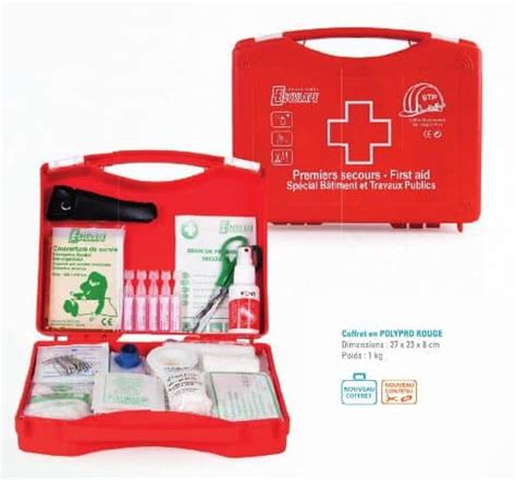 Trousse De Secours Btp Personnes Sdmo Quiniou