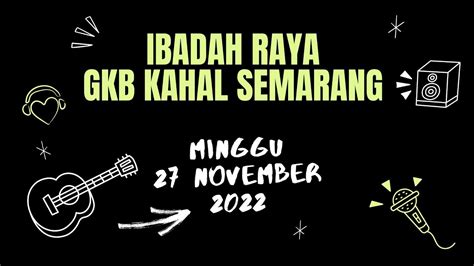 Ibadah Minggu 27 November 2022 Pdt Paulus Yosifya Youtube