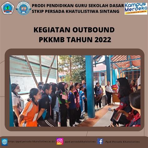 Kegiatan Outbound Pkkmb Tahun Program Studi S Pendidikan Guru