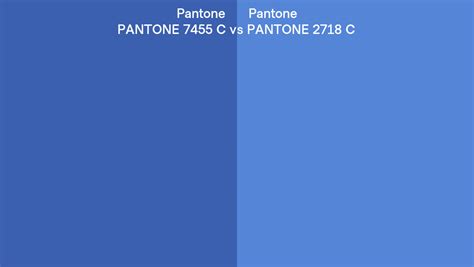 Pantone 7455 C Vs PANTONE 2718 C Side By Side Comparison