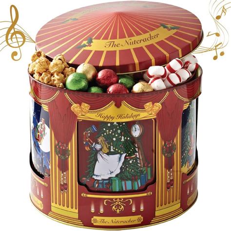 BONNIE AND POP Christmas Popcorn Gift Tin Gourmet Food Gifts Prime