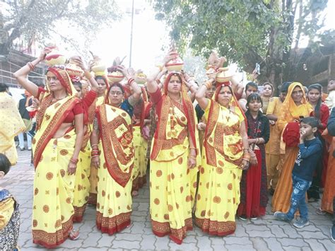 Kalash Yatra Taken Out After Havan Worship In The Morning The Seven