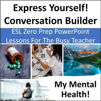 My Mental Health Esl Adult Conversation Course B Ppt Tpt