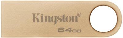 Флешка USB Kingston DataTraveler SE9 64ГБ, USB3.0, золотистый [dtse9g3 ...