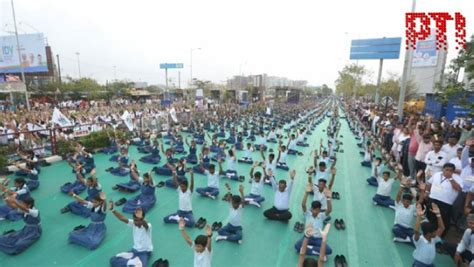 Yoga Day Event In Surat Sets New Guinness World Record Gujarat