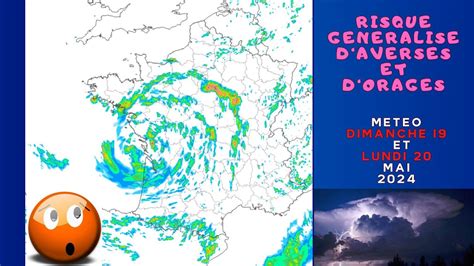 RISQUE GENERALISE D AVERSES ORAGEUSES VOIR D ORAGES FORS OU ET QUAND