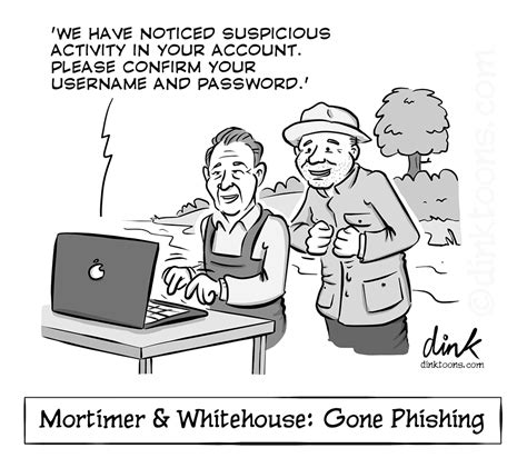 Gone Phishing | Dink Cartoons | Cartoons, Illustration thingies of ...