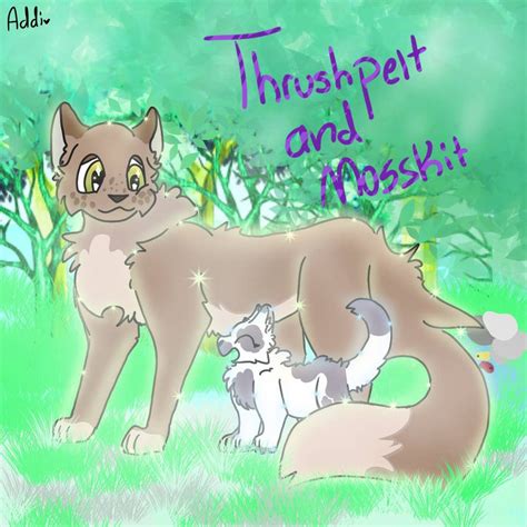 Thrushpelt and mosskit by Fizzy30 on DeviantArt