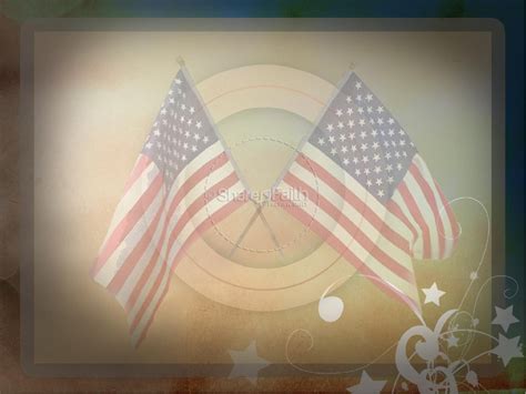 Patriotic American Flag | Memorial Day PowerPoints