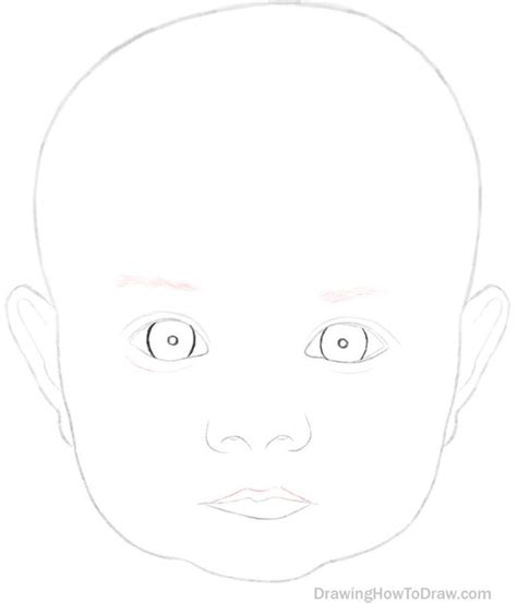 How to Draw a Baby’s Face in Basic Proportions – Drawing a Cute Baby ...