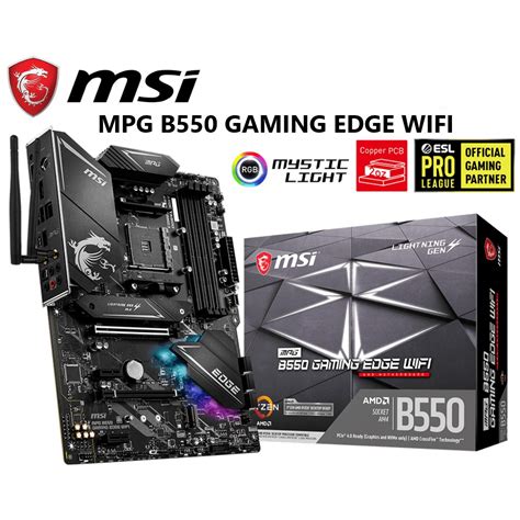 MAINBOARD เมนบอรด AM4 MSI MPG B550 GAMING EDGE WIFI ประกน 3 ป