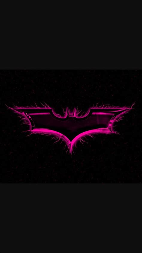 Batman Symbol Wallpaper Purple