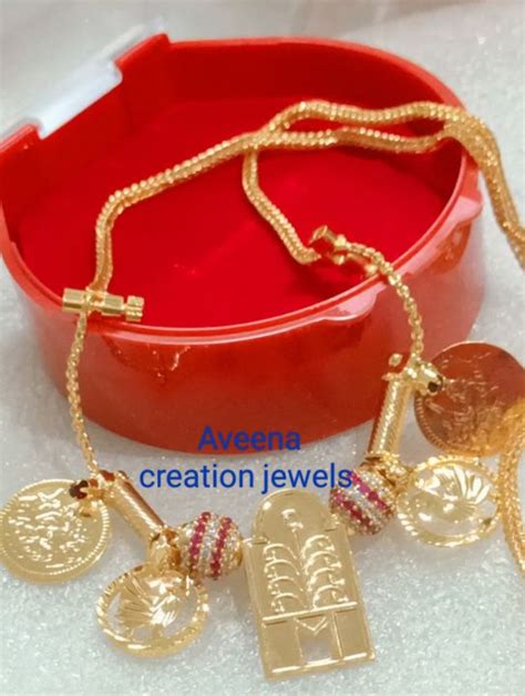 Aveena Creation Wedding Sale Thennai Thali Full Set Gold Plated Pawn