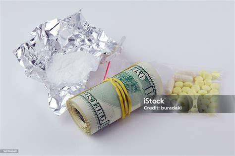 money  drugs stock photo  image  addiction business