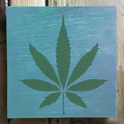 Pot Leaf Stencil – Small (5.75″x6″) | Stencil 1