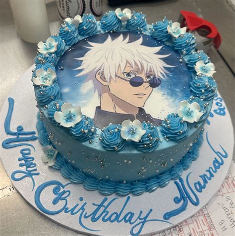 Pin By Calumet Bakery On Anime Theme Anime Cake Cute Birthday Cakes