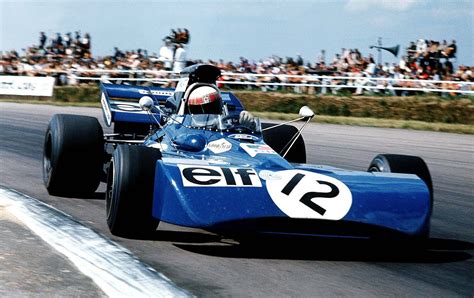 na Tyrrell 003 vitória categórica do Vesgo no GP da Inglaterra