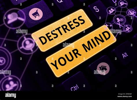 Writing Displaying Text Destress Your Mind Business Showcase To