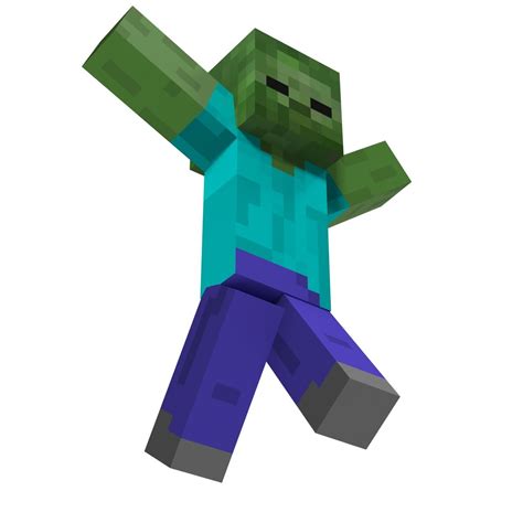 Minecraft Zombie 3D Model $29 - .3ds .fbx .obj .max .ma .c4d - Free3D