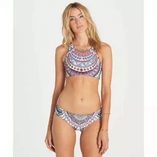 Billabong Dreamer High Neck Reversible Crop Bikini Top