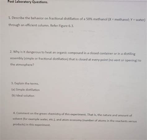 Solved Post Laboratory Questions 1 Describe The Behavior Chegg