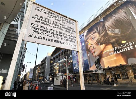 Checkpoint Charlie of the Berlin Wall. Berlin, Germany Stock Photo - Alamy